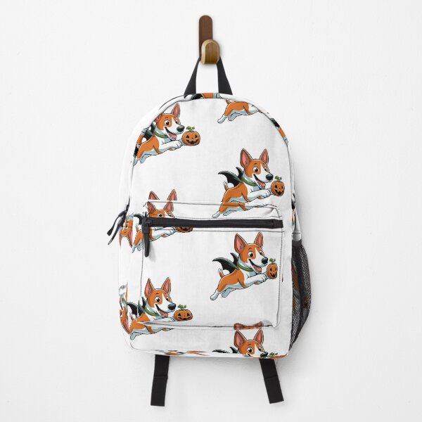 Item preview, Basenji Dog with halloween pumpkin balls designed and sold by Meowanime99.