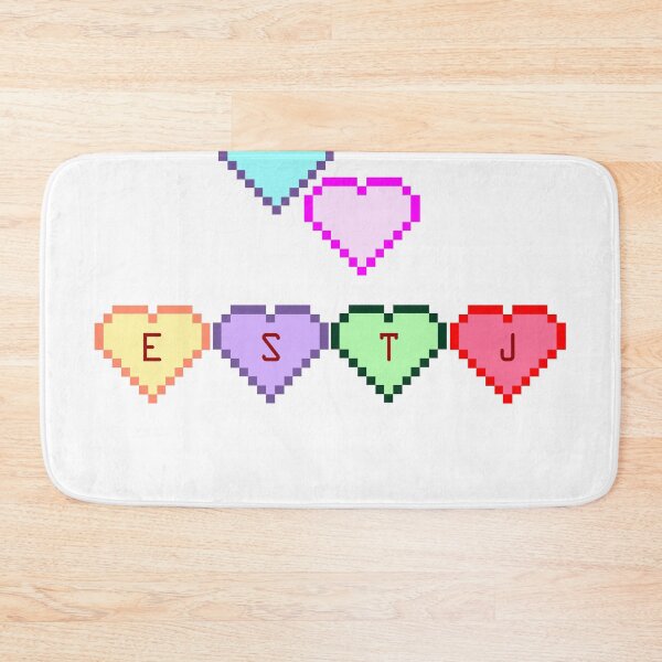 Item preview, ESTJ Pixel Hearts designed and sold by MargoMargan.