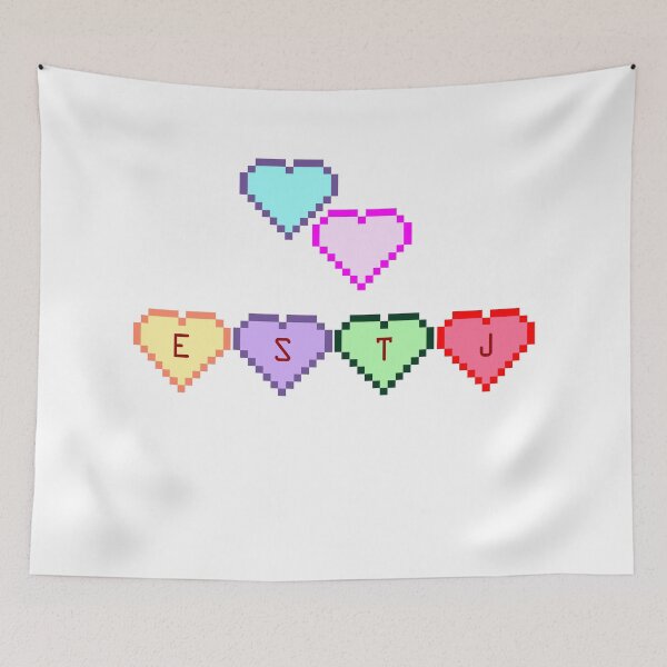 Item preview, ESTJ Pixel Hearts designed and sold by MargoMargan.