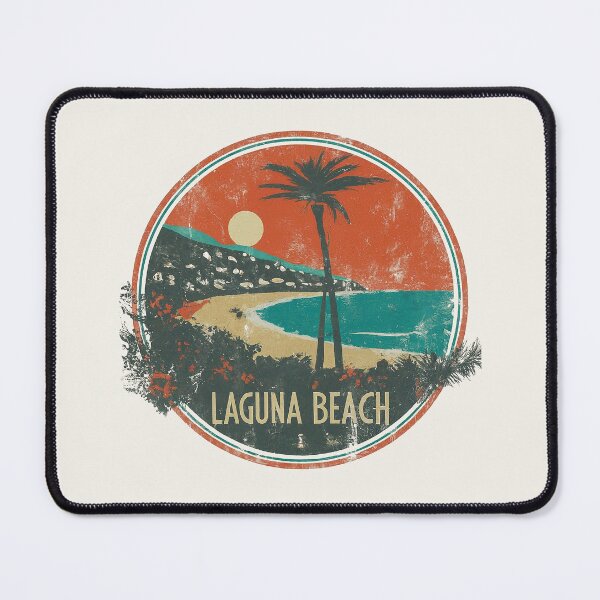 Item preview, Vintage Laguna Beach Sunset designed and sold by Retro Travel Design.