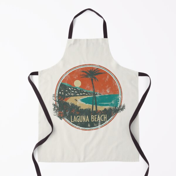 Item preview, Vintage Laguna Beach Sunset designed and sold by Retro Travel Design.