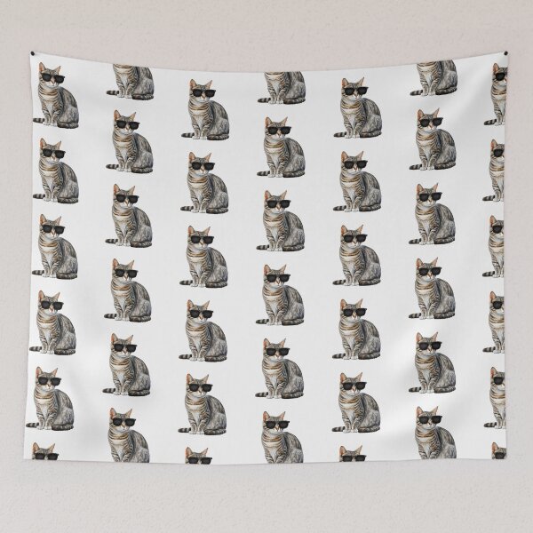Item preview, American Shorthair Cat Wearing Sunglasses designed and sold by TheAnimalZ00.