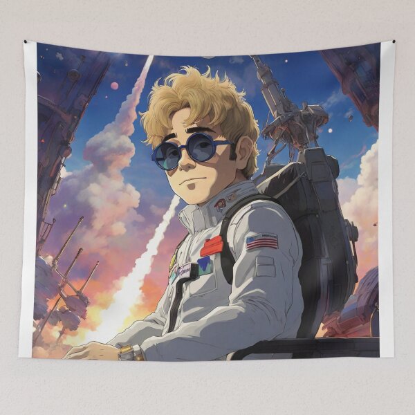 Item preview, Rocket Man Anime style designed and sold by Eve Orea.