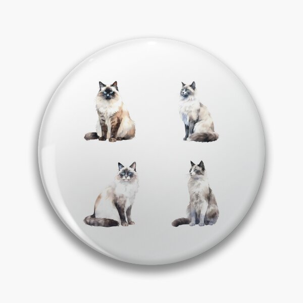Item preview, Watercolor Balinese Cats designed and sold by TheAnimalZ00.