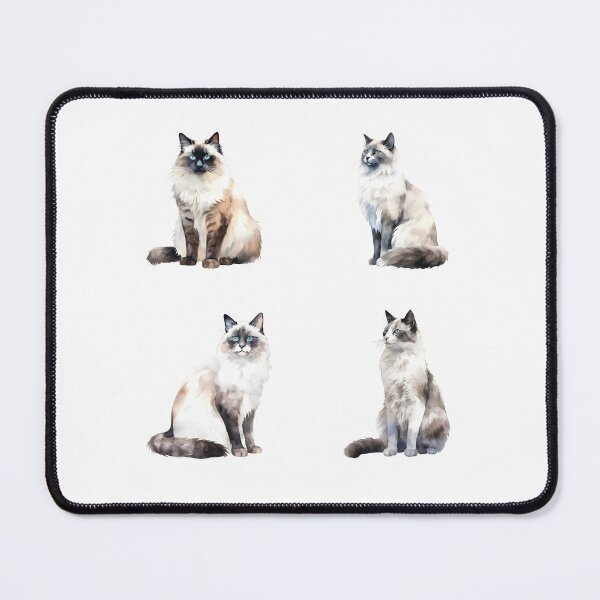 Item preview, Watercolor Balinese Cats designed and sold by TheAnimalZ00.