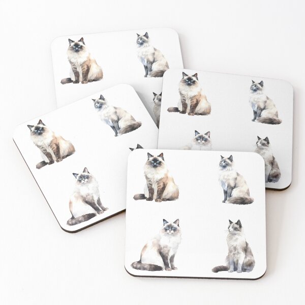 Item preview, Watercolor Balinese Cats designed and sold by TheAnimalZ00.