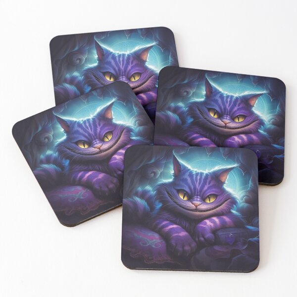 Item preview, Purple mischievous Cheshire cat designed and sold by kalyssa44.