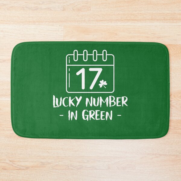 Item preview, Lucky Number 17th Mar in Green- LUCKY CHARMS-St Patrick day designed and sold by ButterflyDsgns6.