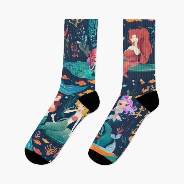 Item preview, Cute Mermaid underwater fantasy design designed and sold by Modern-Tropical.