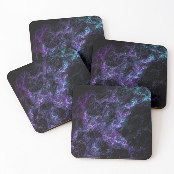 Item preview, Purple and Teal Lightning Fractal Digital Art designed and sold by kalyssa44.