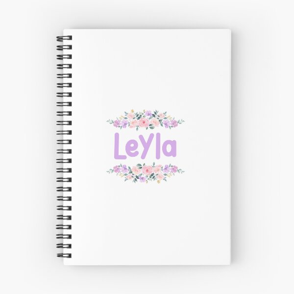 Item preview, Purple Flower Leyla Name Label designed and sold by NormadWorld.