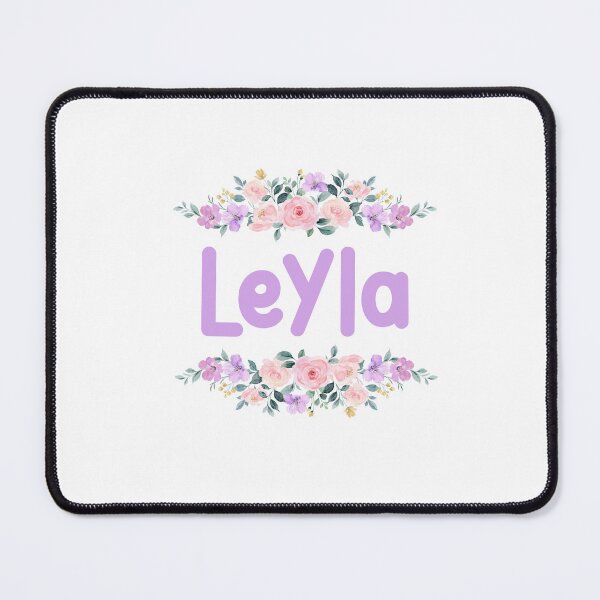 Item preview, Purple Flower Leyla Name Label designed and sold by NormadWorld.