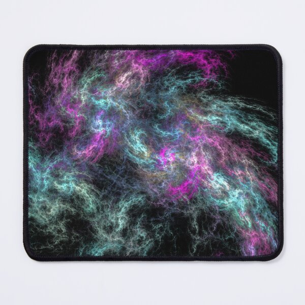 Item preview, Pink and Teal Lighning swirl fractal art designed and sold by kalyssa44.