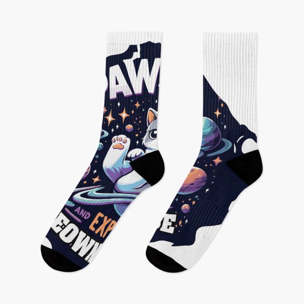 Item preview,  Paws it and Explore the Meowniverse - Cute Cat in Space Design designed and sold by diegomenjivar92.