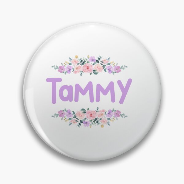 Item preview, Purple Flower Tammy Name Label  designed and sold by NormadWorld.