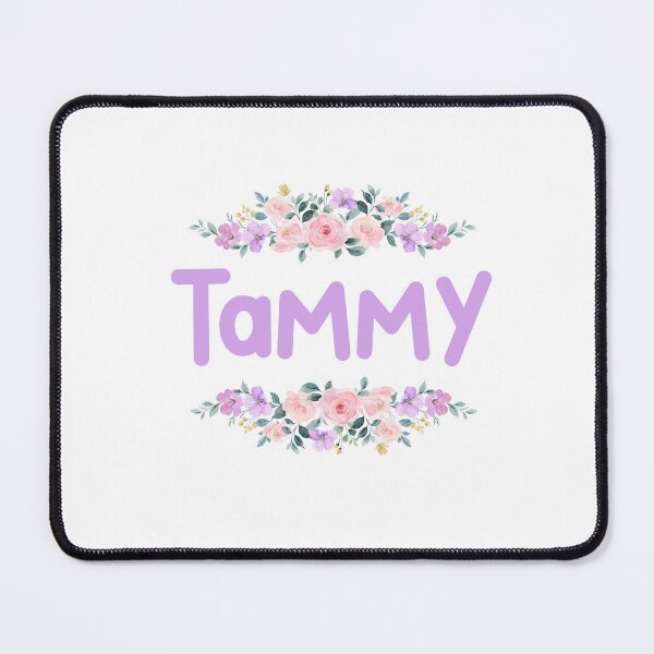 Item preview, Purple Flower Tammy Name Label  designed and sold by NormadWorld.