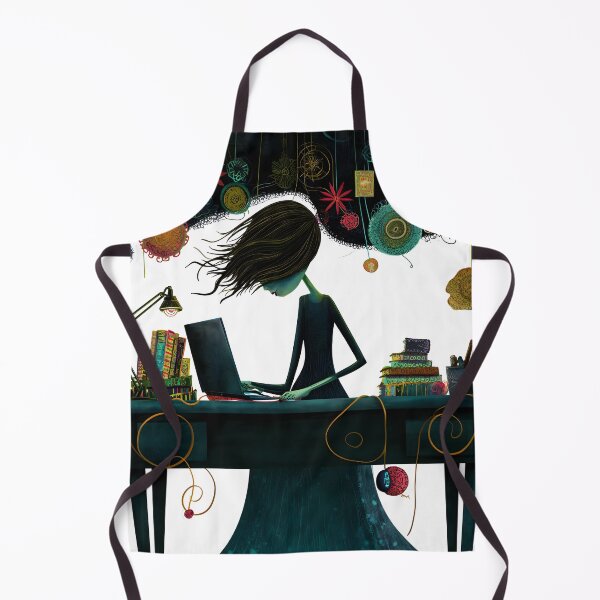 Item preview, Girl working on her digital art project designed and sold by TheWitsFoe.