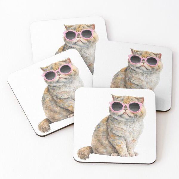 Item preview, Exotic Shorthair Cat Wearing Sunglasses designed and sold by TheAnimalZ00.