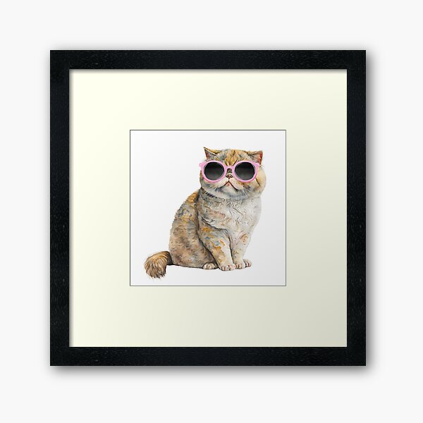 Item preview, Exotic Shorthair Cat Wearing Sunglasses designed and sold by TheAnimalZ00.