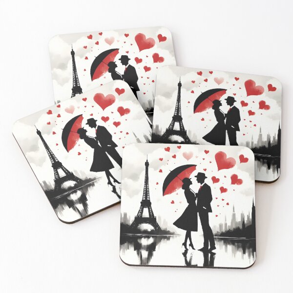 Item preview, Eiffel Tower Valentines / Paris Valentines / Parisian Valentines / Eiffel Tower Valentine's Day  designed and sold by BuxomBabe21.