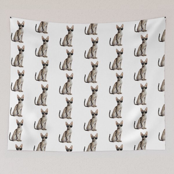 Item preview, Oriental Shorthair Cat Wearing Sunglasses designed and sold by TheAnimalZ00.