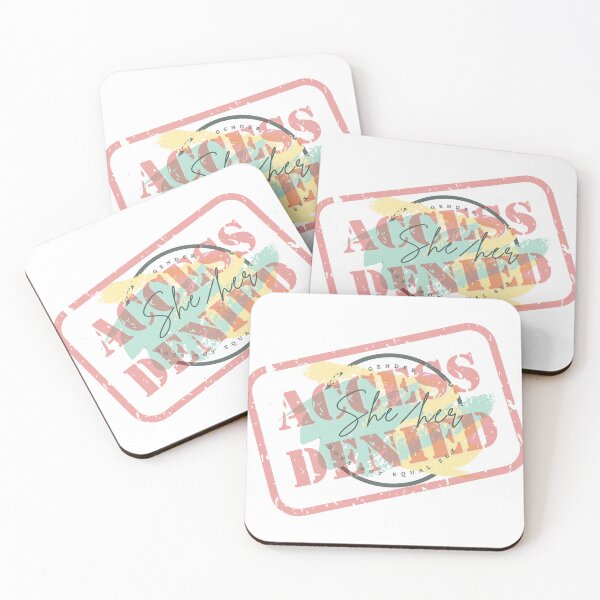 Item preview, Access Denied: She/her pronouns designed and sold by fierceautie.