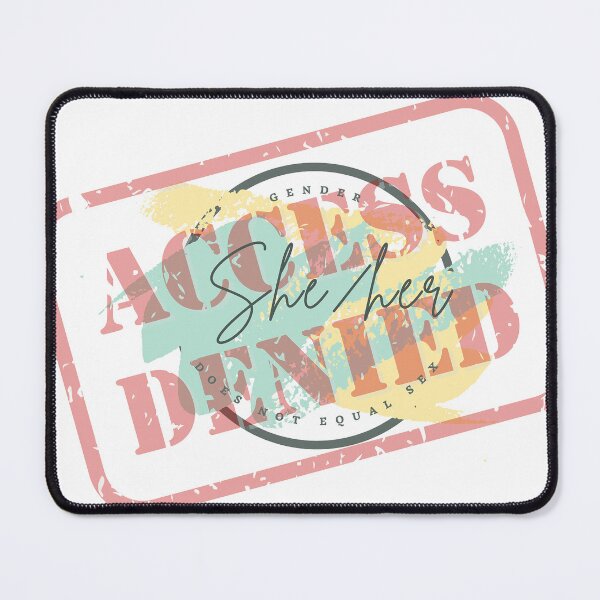 Item preview, Access Denied: She/her pronouns designed and sold by fierceautie.