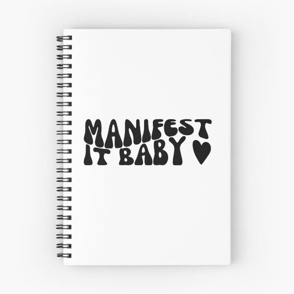 Item preview, Manifest It, Baby - Empowering Typography for Positive Vibes - Black designed and sold by Biddakate.