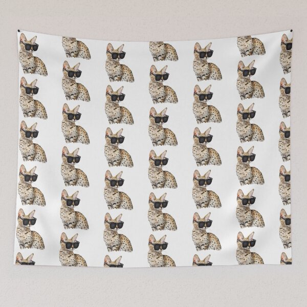 Item preview, Savannah Cat Wearing Sunglasses designed and sold by TheAnimalZ00.