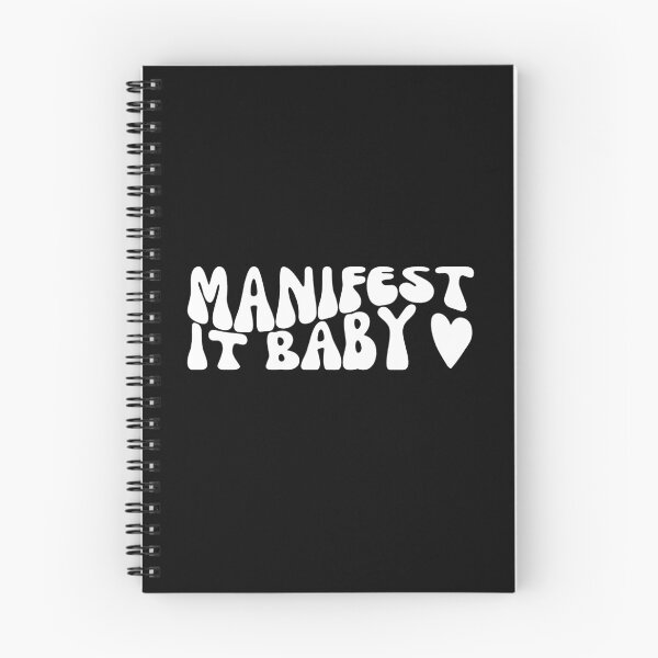 Item preview, Manifest It, Baby - Empowering Typography for Positive Vibes - White designed and sold by Biddakate.