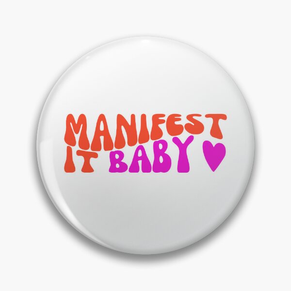 Item preview, Manifest It, Baby - Empowering Typography for Positive Vibes - Red designed and sold by Biddakate.