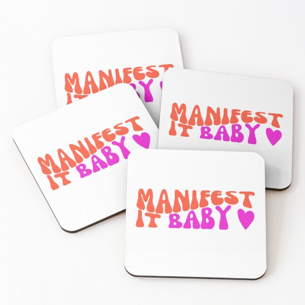 Item preview, Manifest It, Baby - Empowering Typography for Positive Vibes - Red designed and sold by Biddakate.