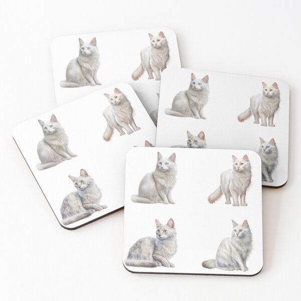 Item preview, Turkish Angora Cats designed and sold by TheAnimalZ00.