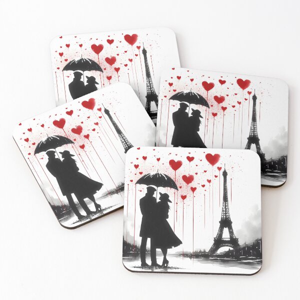 Item preview, Eiffel Tower Valentines / Paris Valentines / Parisian Valentines / Eiffel Tower Valentine's Day  designed and sold by BuxomBabe21.