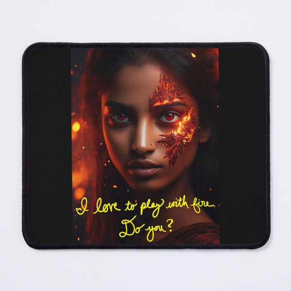Item preview, Love to play with Fire; Cinematic Digital Art; designed and sold by StickerApe.