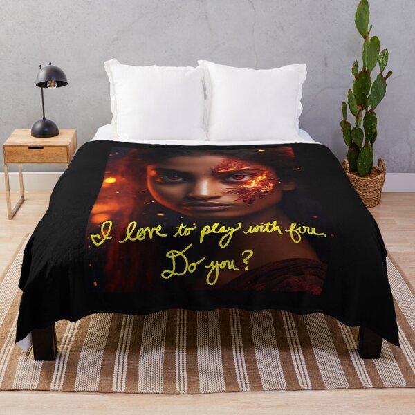 Item preview, Love to play with Fire; Cinematic Digital Art; designed and sold by StickerApe.
