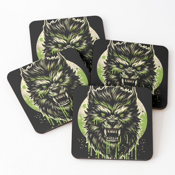 Item preview, Werewolf Horror, Halloween Fan Graphic designed and sold by SpookshowDesign.