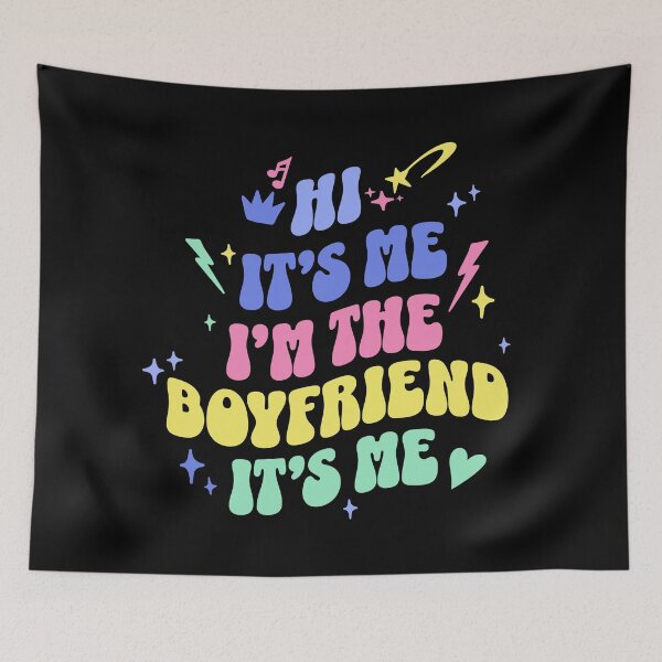 Item preview, Retro Pop Swiftie Couple art Funny Couple I'm The Boyfriend Announcement II designed and sold by franzandsabina.