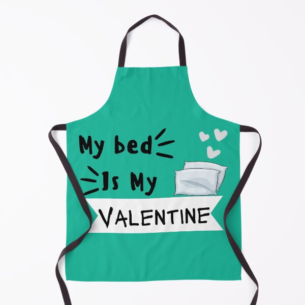 Item preview, Valentine's day: My bed is my valentine #1 (turquoise background) designed and sold by QUOT-s.