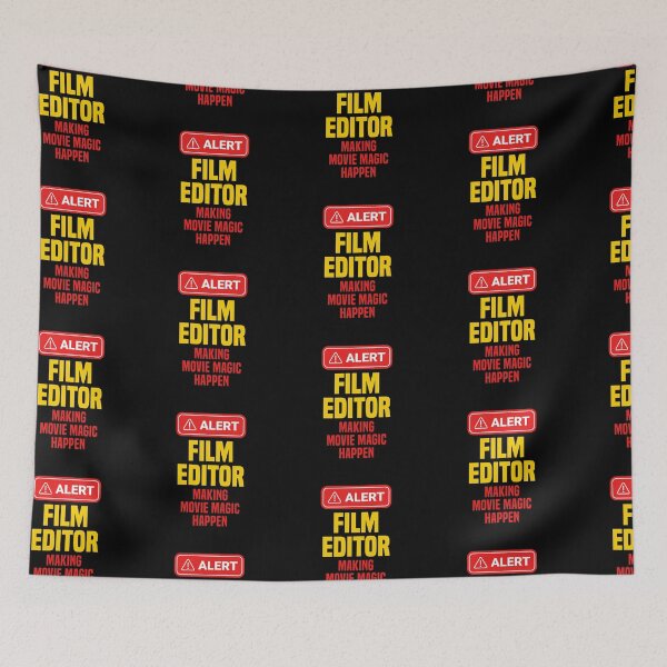 Item preview, Film Editor Making Movie Magic Happen designed and sold by NermilioDesigns.