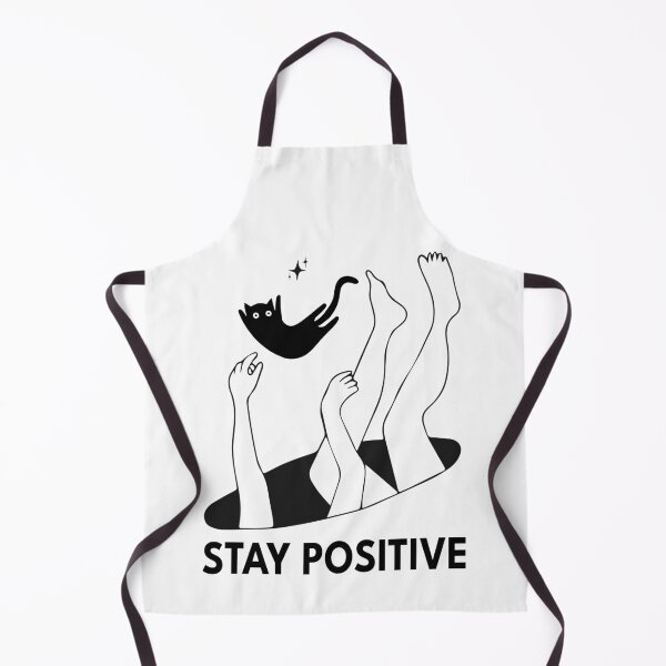 Item preview, Stay Positive t-shirts me and my blackcat fall designed and sold by SOPIZiLA.