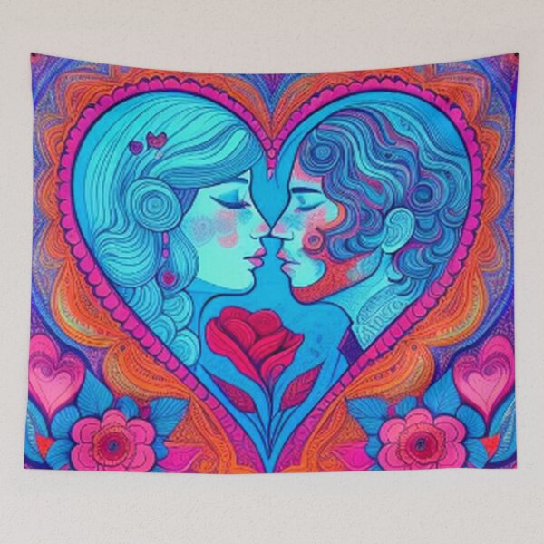 Item preview, Valentines Lovers Couple designed and sold by TheDarkWardrobe.