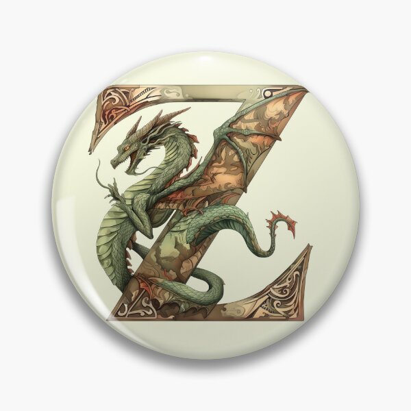 Item preview, Dragon Letter "Z" designed and sold by BNikiDesigns.