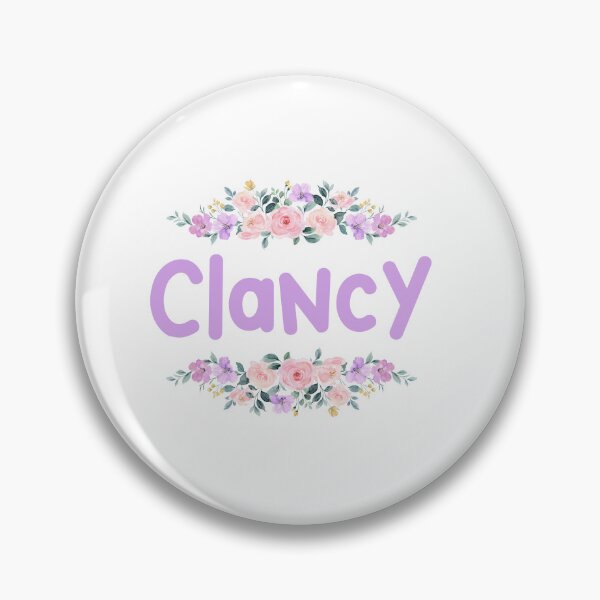 Item preview, Purple Flower Clancy Name Label designed and sold by NormadWorld.