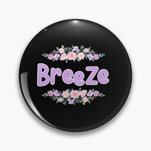 Item preview, Purple Flower Breeze Name Label (Black) designed and sold by NormadWorld.