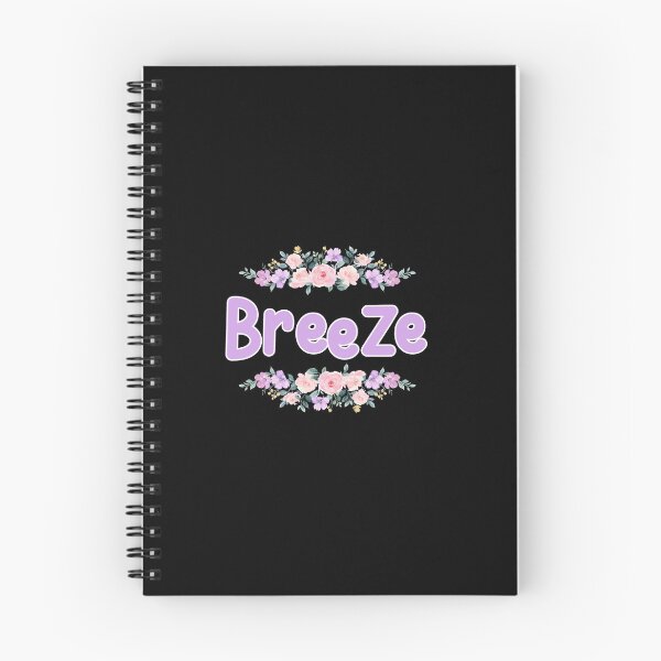 Item preview, Purple Flower Breeze Name Label (Black) designed and sold by NormadWorld.