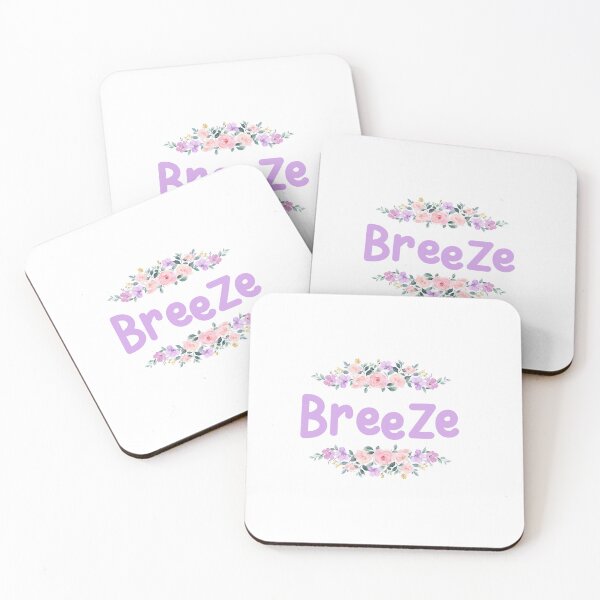 Item preview, Purple Flower Breeze Name Label designed and sold by NormadWorld.