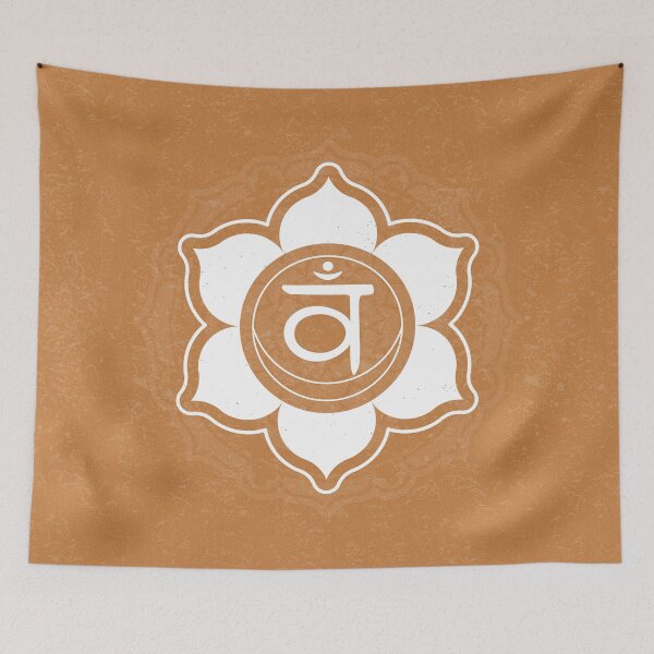 Item preview, Sacral Chakra Mandala - Rust + Snow designed and sold by Irene Estelle.