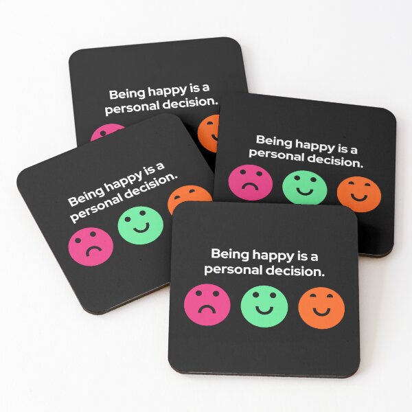Item preview, Being happy is a personal decision (White Text)| Positive Pixels designed and sold by SpectraStudio.