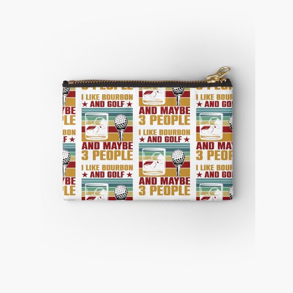 Item preview, Funny I Like Golf & Bourbon And Maybe 3 People Vintage  designed and sold by roboartpixel.